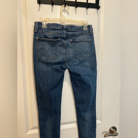 Lovers & Friends Mid Rise Skinny Ripped Jeans Size 28 - Picture 7 of 11
